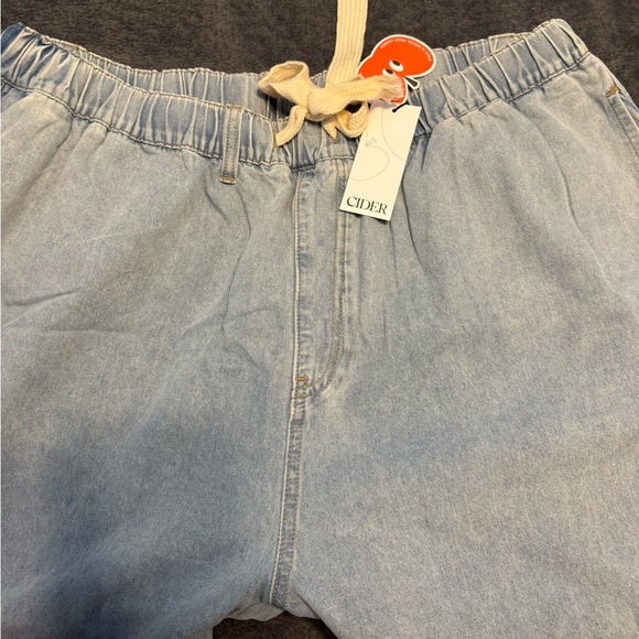 Cider Light Blue Denim Pants - Picture 2 of 5
